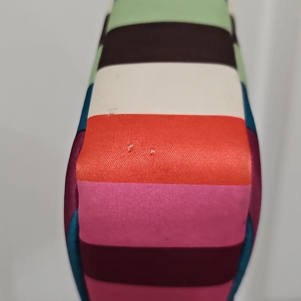 Coach Multicolor Striped Laptop Sleeve